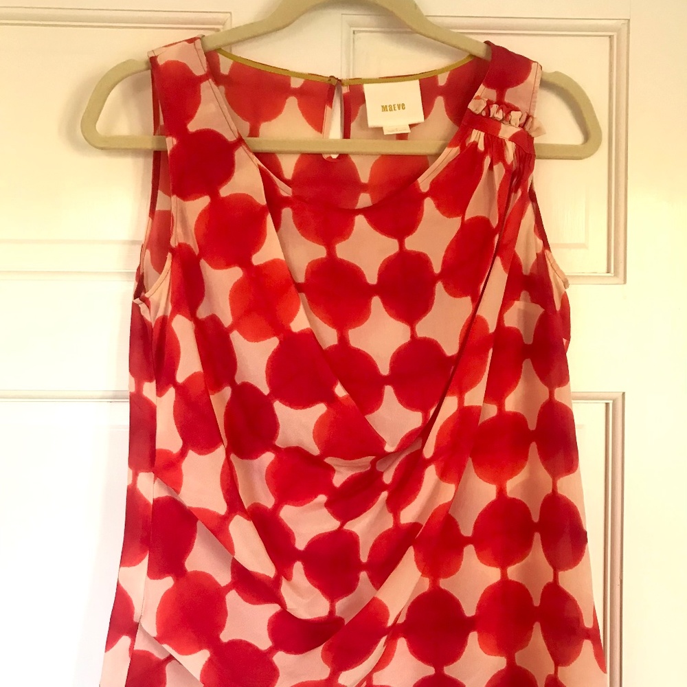 Silk Blouse Anthropologie Maeve